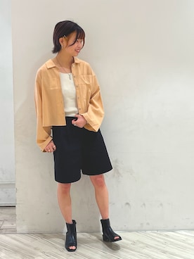 「h_160cepo」｜aynaaa98さん（レディース・160cm）の春コーディネート