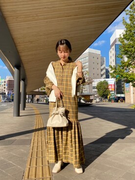 大賀彩乃さんのコーディネート