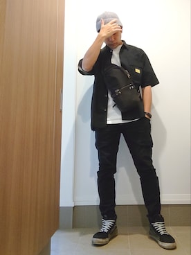 「SMITH（スミス）のアイテム」を使った、haruさん（メンズ・172cm）の春コーディネート