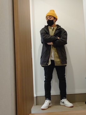 「adidas（アディダス）のアイテム（ブルゾン）」を使った、haruさん（メンズ・172cm）の春コーディネート