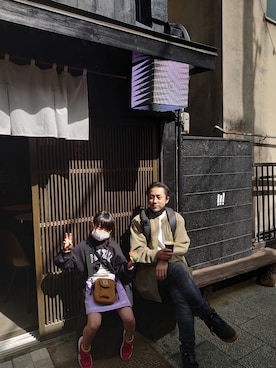「adidas（アディダス）のアイテム（ブルゾン）」を使った、haruさん（メンズ・172cm）の春コーディネート