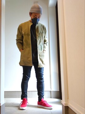 「adidas（アディダス）のアイテム（ブルゾン）」を使った、haruさん（メンズ・172cm）の秋コーディネート