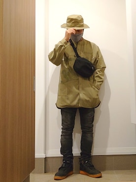 「adidas（アディダス）のアイテム（ブルゾン）」を使った、haruさん（メンズ・172cm）の春コーディネート