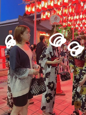 「祭り」｜「アイテム（パンツ）」を使った、 あんまんさん（レディース・161cm）の夏コーディネート