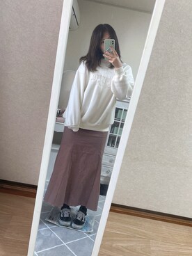 「one way（ワンウェイ）のアイテム（スウェット）」を使った、kgaemさん（レディース・165cm）の秋コーディネート