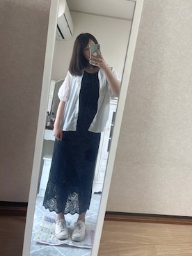 「FRP（エフアールピー）のアイテム」を使った、kgaemさん（レディース・165cm）の夏コーディネート