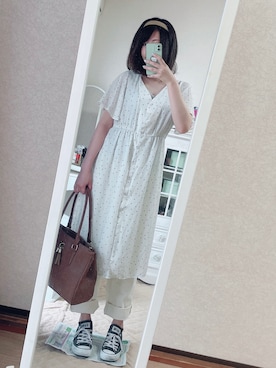 「one way（ワンウェイ）のアイテム（ワンピース/ドレス）」を使った、kgaemさん（レディース・165cm）の夏コーディネート