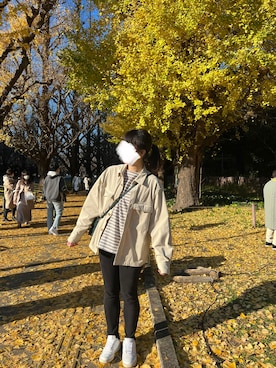 「BACK NUMBER（バックナンバー）のアイテム（ジャケット/アウター）」を使った、リーナ・ベル♥さん（レディース・167cm）の冬コーディネート