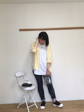 「COOLなこのコが仲間入り」｜「アイテム（財布/小物）」を使った、リーナ・ベル♥さん（レディース・167cm）の夏コーディネート