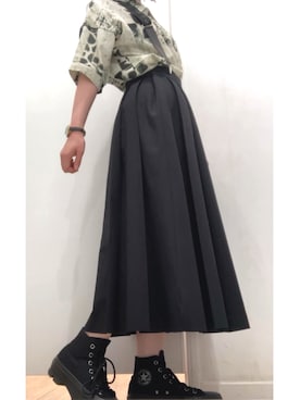 「アイテム（サスペンダー）」を使った、ぱん🐼さん（レディース・153cm）の夏コーディネート