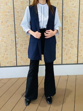 BRICK HOUSE by Tokyo Shirts 武蔵小杉東急スクエア店さん(レディース・153cm)の春コーディネート