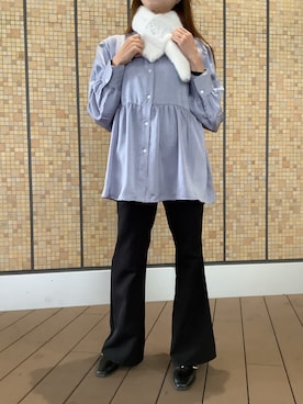 「Samansa Mos2」｜BRICK HOUSE by Tokyo Shirts 武蔵小杉東急スクエア店さん（レディース・153cm）の秋コーディネート