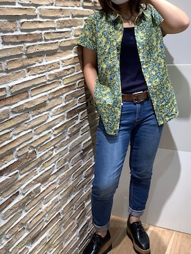 「ボーイッシュ」｜BRICK HOUSE by Tokyo Shirts 武蔵小杉東急スクエア店さん（レディース・158cm・30代）の夏コーディネート