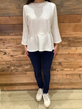 BRICK HOUSE by Tokyo Shirts 武蔵小杉東急スクエア店さん（レディース・158cm）の春コーディネート