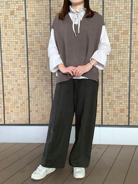 BRICK HOUSE by Tokyo Shirts 武蔵小杉東急スクエア店さん（レディース・168cm）の冬コーディネート