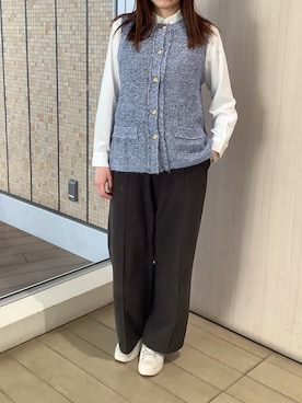 BRICK HOUSE by Tokyo Shirts 武蔵小杉東急スクエア店さん（レディース・168cm）の冬コーディネート