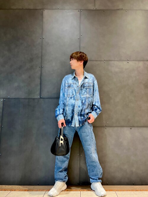 DIESEL（ディーゼル）の「DIESEL SS22 メンズ デニム パンツ エンボス 