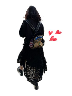 「Desigual（デシグアル）のアイテム（バッグ）」を使った、rrrさん（レディース・160cm）の冬コーディネート