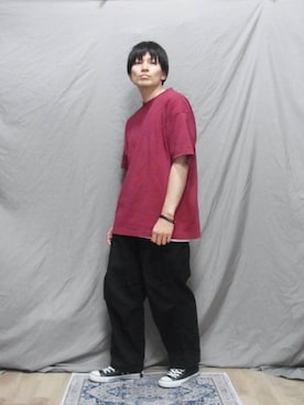 「H&M（エイチ・アンド・エム）のアイテム」を使った、kamoiさん（メンズ・170cm）の夏コーディネート