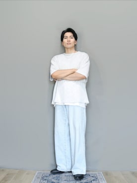 「アイテム（パンツ）」を使った、kamoiさん（メンズ・170cm・30代）の夏コーディネート
