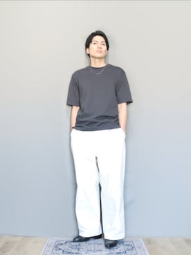 「アイテム（ブーツ）」を使った、kamoiさん（メンズ・170cm）の秋コーディネート