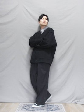「CONVERSE（コンバース）のconverse コンバース ALL STAR HI オールスター ハイ 3206 BLACK(US)（スニーカー）」を使った、kamoiさん（メンズ・170cm）の春コーディネート
