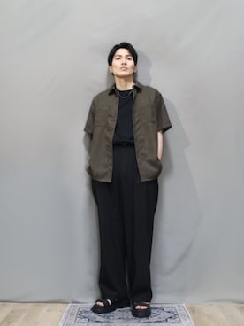 「ワークマンのアイテム（シャツ/ブラウス）」を使った、kamoiさん（メンズ・170cm・20代）の夏コーディネート