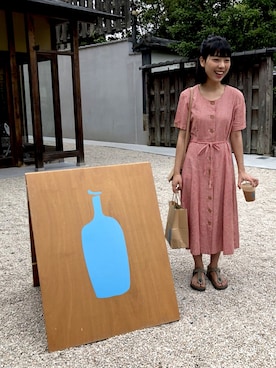 「bluebottlecoffee」｜sharurottoさん（レディース・153cm）の夏コーディネート