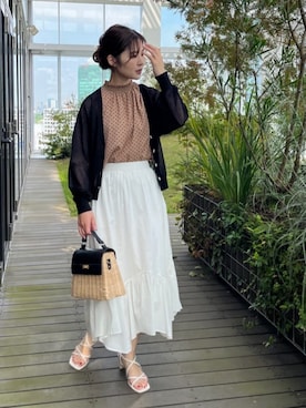 makiさん（レディース・163cm）の夏コーディネート