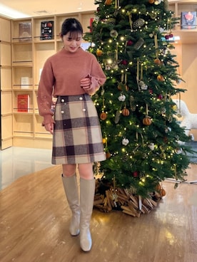 「新星WEARISTAにエントリー」｜makiさん（レディース・163cm）の冬コーディネート