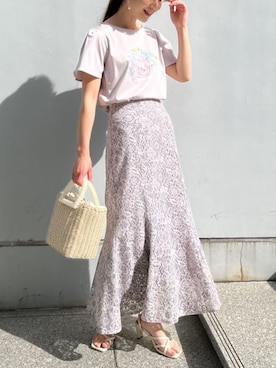 「ごきげんウィーク」｜「アイテム（ハンドバッグ）」を使った、makiさん（レディース・163cm）の春コーディネート