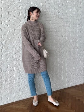 makiさん（レディース・163cm）の冬コーディネート