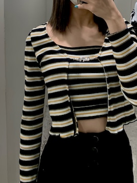 橘優希さん（レディース・168cm）の春コーディネート