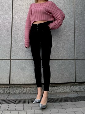 橘優希さん（レディース・168cm）の冬コーディネート