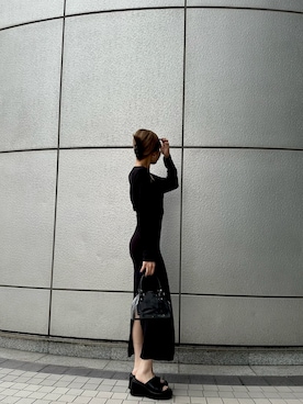 橘優希さん(レディース・168cm)の春コーディネート