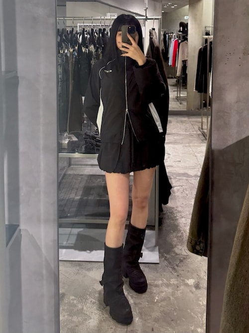 ナイロンバルーンミニスカート（スカート）｜EMODA（エモダ）の  