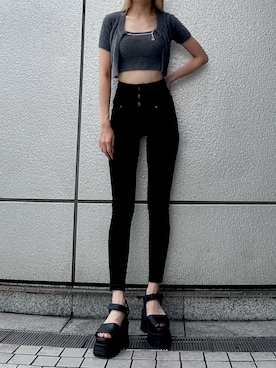 橘優希さん（レディース・168cm）の夏コーディネート