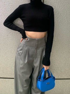 橘優希さん（レディース・168cm）の冬コーディネート