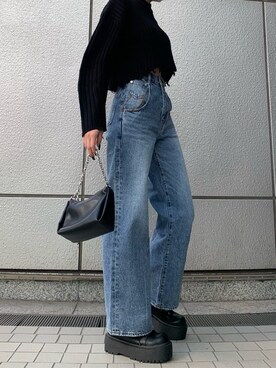 橘優希さん(レディース・168cm)の秋コーディネート