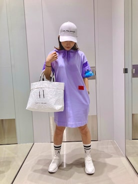 A X Armani Exchange アルマーニ エクスチェンジのレディースコーディネート Zozotown カラー パープル 紫色系