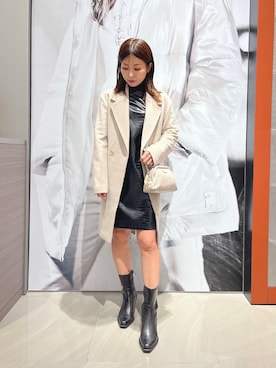「ARMANI EXCHANGE（アルマーニエクスチェンジ）のアイテム（トレンチコート）」を使った、MM529さん（レディース・157cm）の秋コーディネート