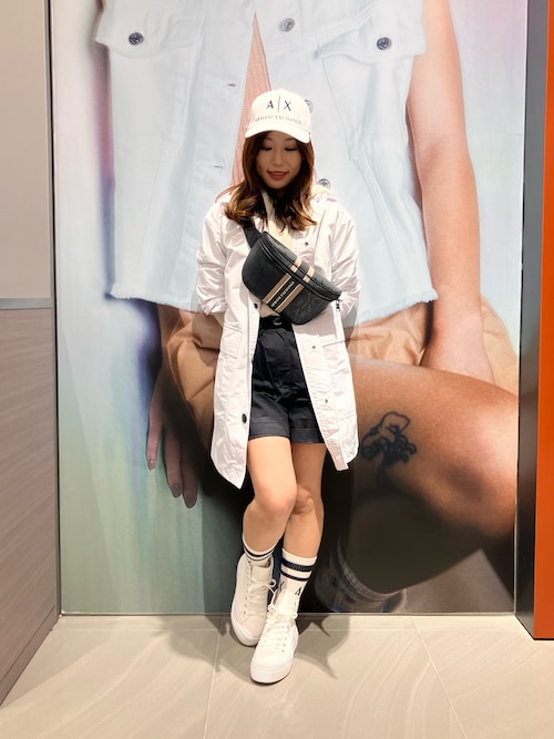 ARMANI　シンプル トレンチコート A|X アルマーニ エクスチェンジ】TRENCH｜アルマーニ