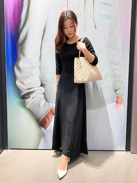 「armaniexchange」｜「アイテム（パンプス）」を使った、MM529さん（レディース・157cm）の春コーディネート