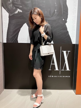 「シアーワンピース」｜「アイテム（腕時計）」を使った、MM529さん（レディース・157cm）の夏コーディネート