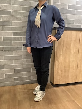 SHIRTS PLAZA 横浜ポルタ店さん（レディース・152cm）の秋コーディネート