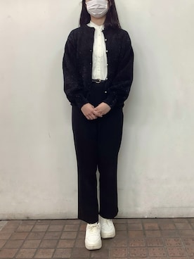 SHIRTS PLAZA 横浜ポルタ店さん（レディース・161cm）の冬コーディネート