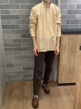 SHIRTS PLAZA 横浜ポルタ店さん（メンズ・170cm）の春コーディネート