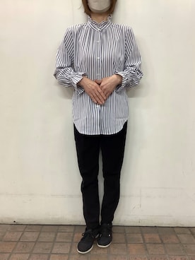 SHIRTS PLAZA 横浜ポルタ店さん（レディース・153cm）の春コーディネート