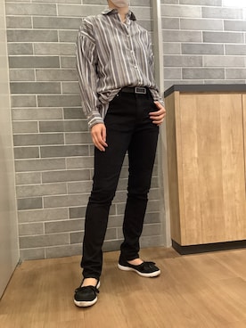 SHIRTS PLAZA 横浜ポルタ店さん（レディース・163cm）の春コーディネート