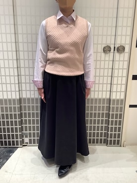 BRICK HOUSE シャツ工房 東松山ピオニウォーク店さん（レディース・155cm）の冬コーディネート
